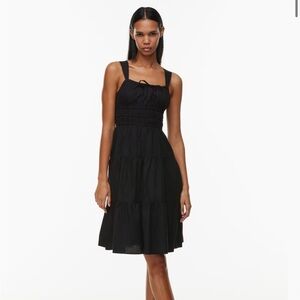 Aritzia Sunday Best Martine Poplin Tiered Midi Dress